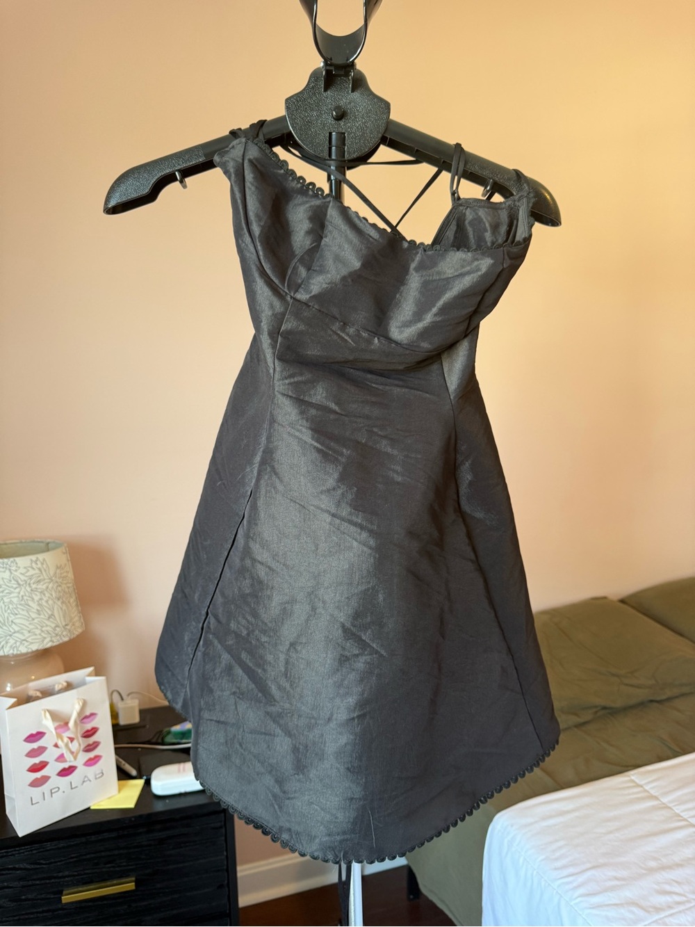Lulu and sky Black Strapless Dress - Women